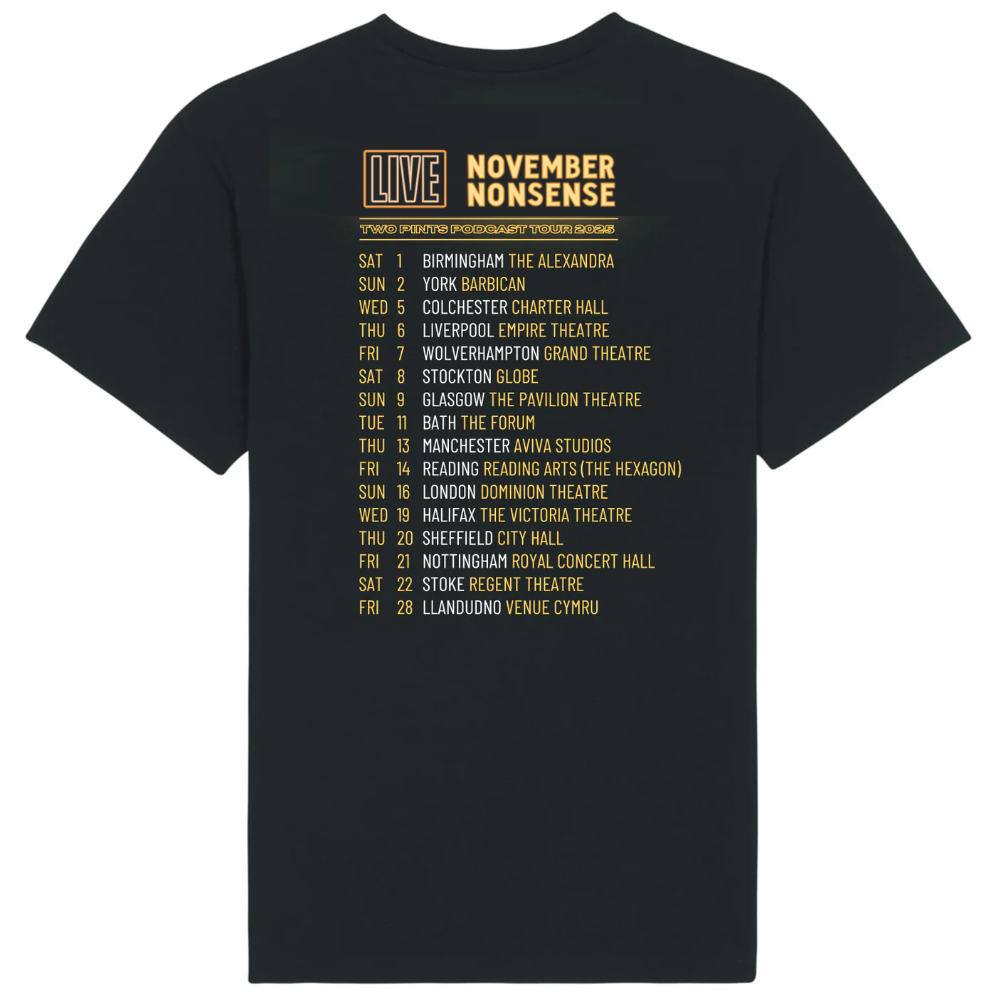 Two Pints Tour Unisex T-Shirt
